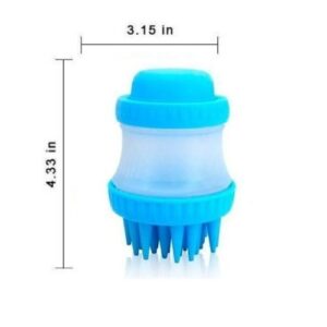 Pente Escova Cães Massagem Silicone Cleaning