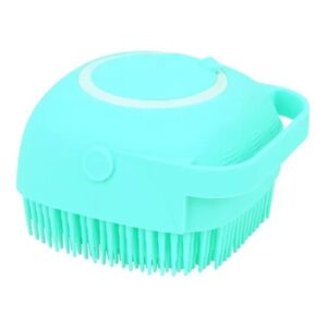 Esponja De Silicone Para Banho Massageador Dispenser Shampoo