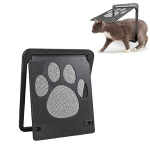 Porta Portinha Para Gato Pet Com Tela 24cm X 29cm